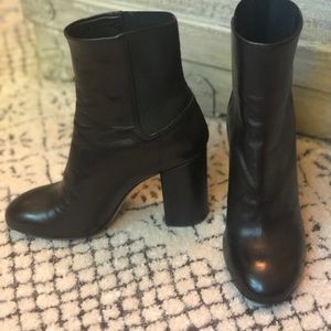 Rag&Bone Agnes Black leather boots size 6.5.
